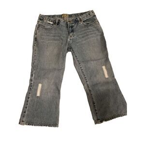 Vintage Y2K Rue 21 Crop Jeans Denim Everyday Preppy